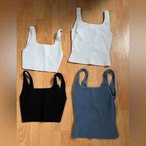 Aritzia Babaton Sculpt Knit Tanks Bundle